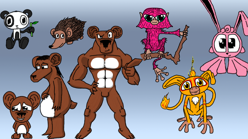Fun fact: Bear “The Rock” Johnson and his hardware predecessors’ fur color is actually based off a shade of Dwayne Johnson himself.